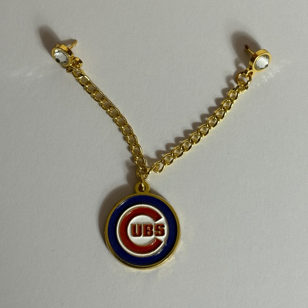 New Era Chicago Cubs Logo Chain Hat Pin Pins Fitted Hats Hatpin Baseball Gold